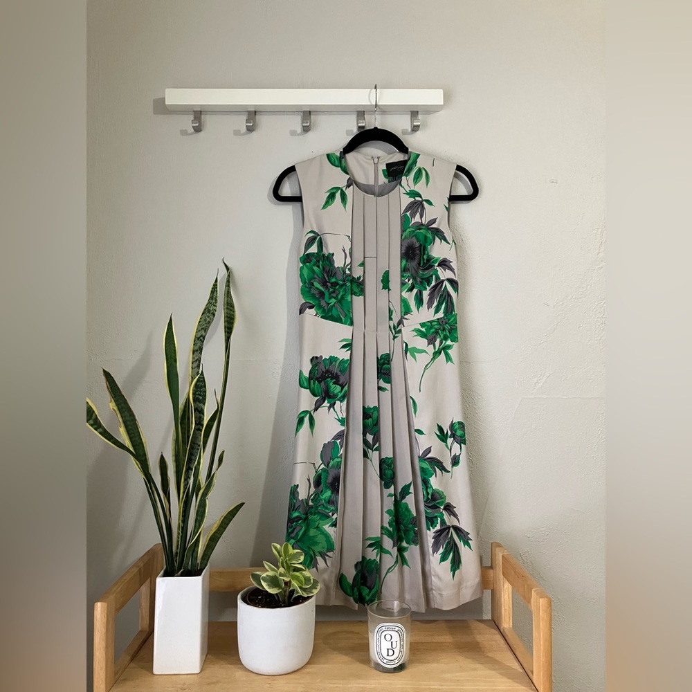 Rachel Comey green & purple floral dress